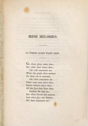 Lyrical beauties of Thomas Moore