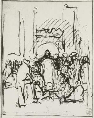Christus lehrend (Christus und die Ehebrecherin)