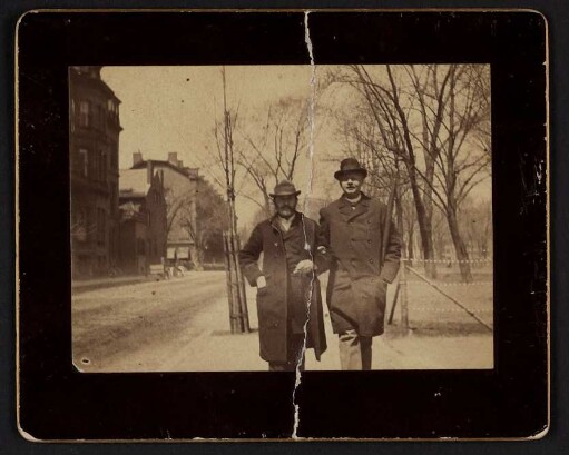 [Bildnis Ferruccio Busoni und Carl Stasny]