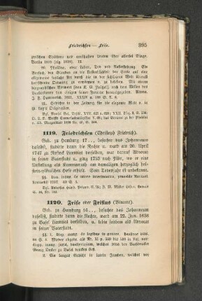 1119. Friedrichsen (Christoph Friedrich)