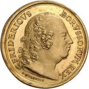 Barbiez, Ludwig Heinrich: Huldigung an Friedrich II. in Berlin