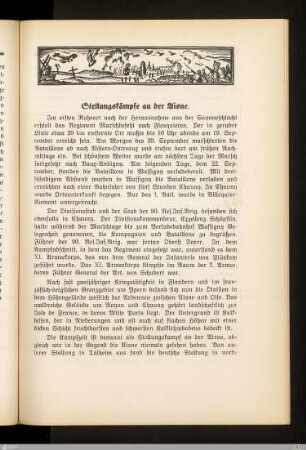 Stellungskämpfe an der Aisne