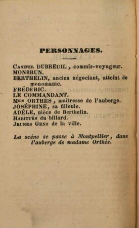 Casimir, ou le commis-voyageur : Comédie-vaudeville en deux actes. Par Paul Duport et Laurencin