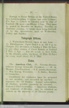 Telegraph Offices