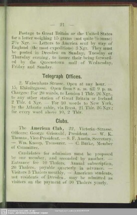 Telegraph Offices