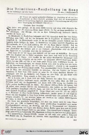 14: Die Primitiven-Ausstellung im Haag