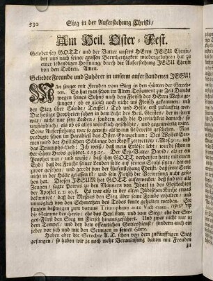 530-544, Am Heil. Oster-Fest.