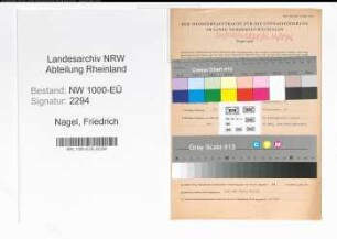 Entnazifizierung Friedrich Nagel, geb. 25.02.1894 (Kaufmann)