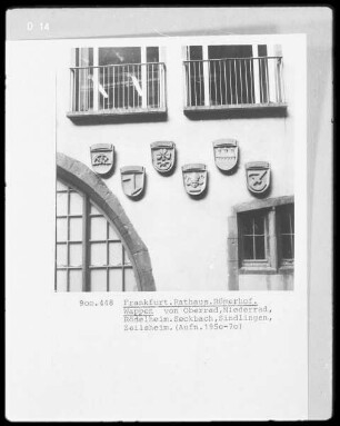 Wappen von Oberrad, Niederrad, Rödelheim, Seckheim, Sindlingen und Zeilsheim
