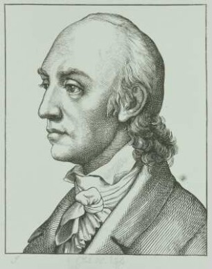 Bildnis des Dichters und Übersetzers Johann Heinrich Voß