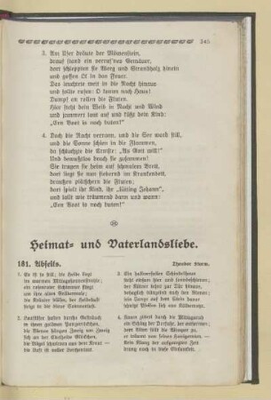 Heimat- und Vaterlandsliebe