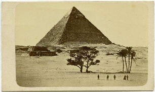 Eine Pyramide bei Cairo [Kairo].