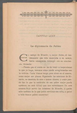 Capítulo LXXV - La diplomacia de Julián