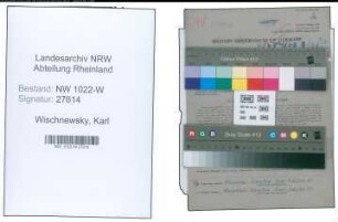 Entnazifizierung Karl Wischnewsky , geb. 24.01.1901 (Werkmeister)