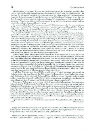 84-85 [Rezension] Der moralische Status menschlicher Embryonen