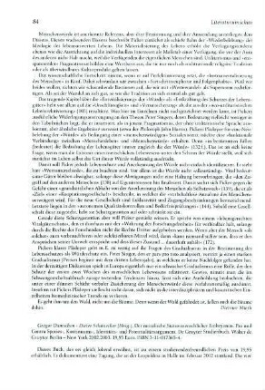 84-85 [Rezension] Der moralische Status menschlicher Embryonen