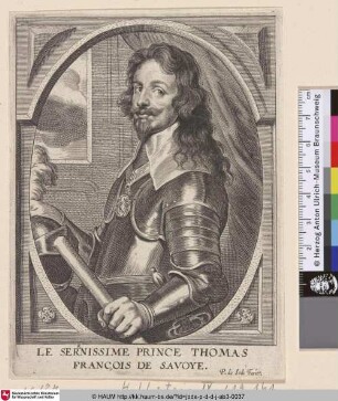 Le Serenissime Prince Thomas François de Savoye.
