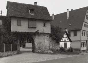 Hirsau, Kloster Hirsau, West-Torbau, Ansicht von Westen
