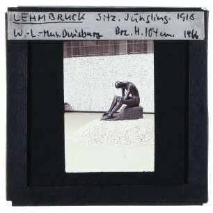 Lehmbruck, Sitzender Jüngling
