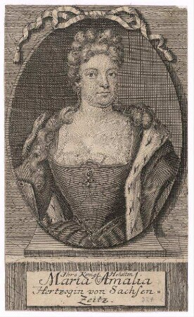 Maria Amalia Herzogin von Sachsen- Zeitz (Porträt)