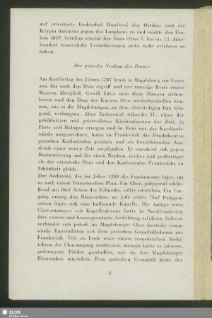 Der gotische Neubau des Domes