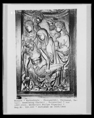 Relief: Beweinung Christi