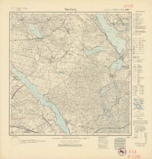 2286 (alte Nr.: 897) Thierberg, Meßtischblatt (4cm - Karte)