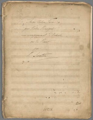 Variations; A; vl, orch (pf); op. 10 - BSB Mus.Schott.Ha 12660-3