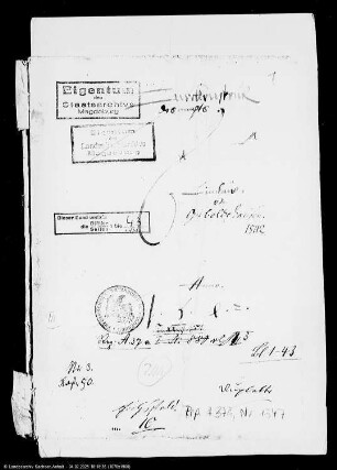 Türkensteuerregister für die Ämter Lindau und Gieboldehausen