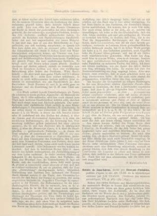 540-541 [Rezension] Histoire de Jésus-Sabran, écrite par Jésus-yab d‘Adiabène