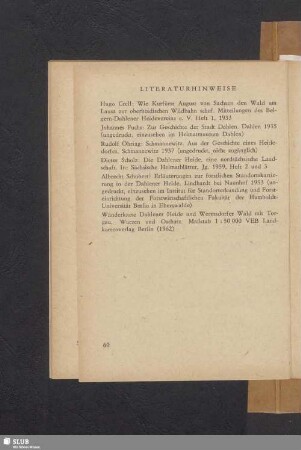 Literaturhinweise