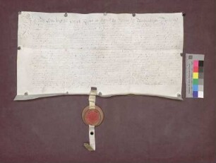Christian Blum zu Lörrach verkauft an Abraham Blum daselbst eine Papiermühle, Haus, Garten etc. um 1.450 Pfund.