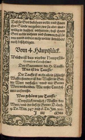 Vom 4. Häuptstück.