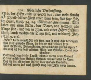201. - 250. Göttliche Verheissung