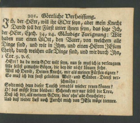 201. - 250. Göttliche Verheissung