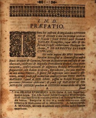 Diss.theol.-hist. inaug. B. D. Martinum Lutherum, de universa ecclesia Christiana, inprimis Wirtenbergica et Reutlingensi, optime meritum ... sistens