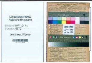 Entnazifizierung Werner Leischner , geb. 21.11.1900 (Elektroingenieur)