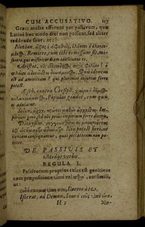 De Passivis Et Medijs verbis.