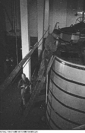 Wilthen. VEB Weinbrand Wilthen, Produktion, Oktober 1952