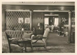 Hamburg Süd Gesellschaftszimmer des Kombischiffs "MS. Santa Catarina" von Cäsar Pinnau