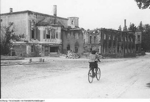 Bischofswerda, Radibor-Luppa, Aktion "Helft Luppa Ortsteil Lomske", Bischofswerda ruft zur Mithilfe auf, Reporter: Schrecker (wohl Hans Schrecker), 1946