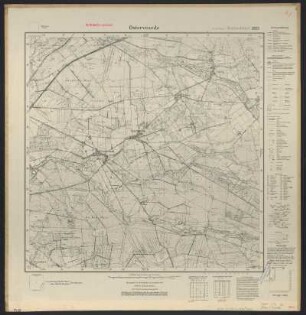 Messtischblatt 2823 = [1376] : Ostervesede, 1938 : Messtischblatt 2823 = [1376] : Ostervesede. - Hrsg. 1899, bericht. 1913, einz. Nachtr. 1938. - [Berlin] : Reichsamt für Landesaufnahme, 1938. - 1 Kt. : einfarb.