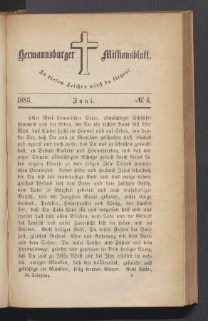 1883. Juni. N° 6