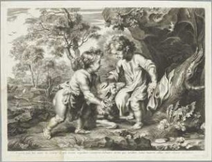 Der Johannesknabe mit dem Lamm und das Jesuskind