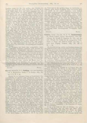 470-472 [Rezension] Schütze, Fr. W., Schulkatechismus