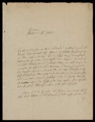 Briefe von Gustav Baur an Heinrich Ewald, Gießen, 2.2.1847 - 20.1.1848