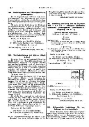 Vereinheitlichung des höheren Schulwesens : [Erziehung] ; [Für das Reich] ; [Amtliche Erlasse] ; [Amtlicher Teil]