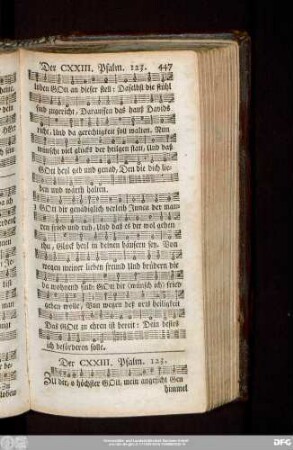 Der CXXIII. Psalm. 123.