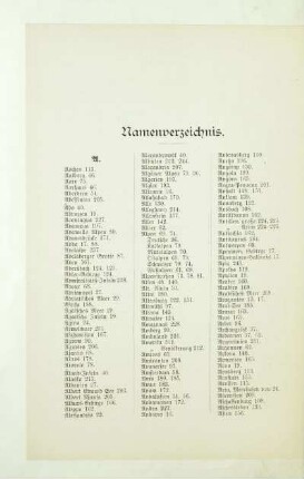 Namenverzeichnis
