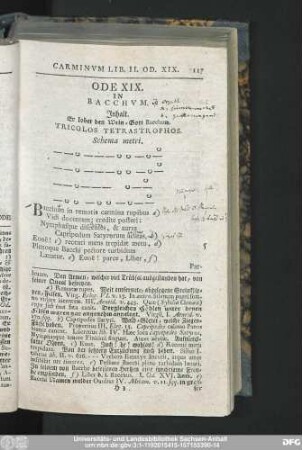 Ode XIX. In Bacchum.